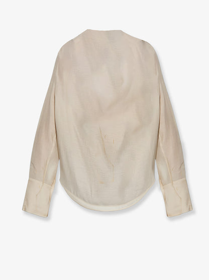 Camicia in misto lyocell e lino thumbnail