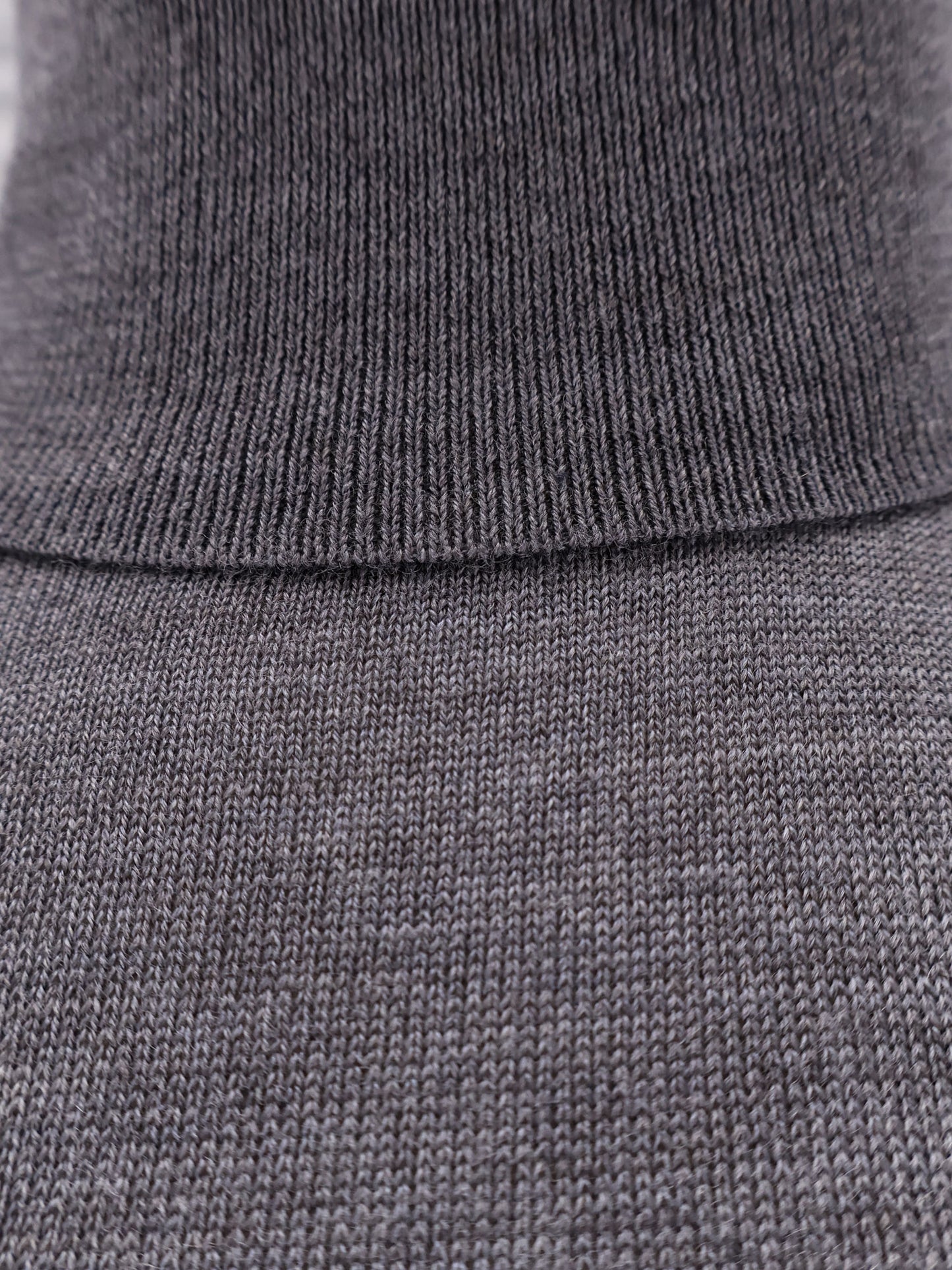 Wool and silk turtleneck