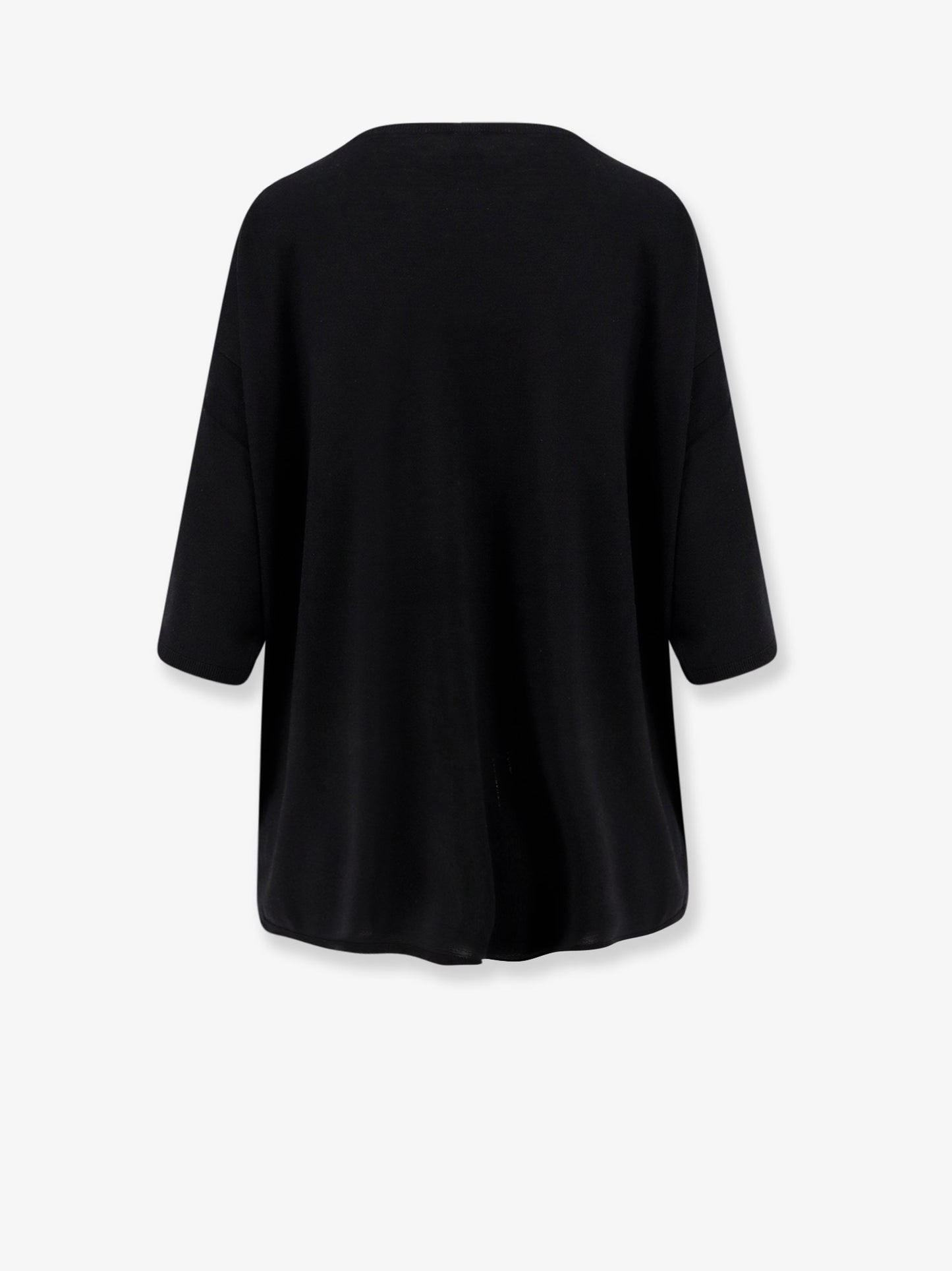 Longline wool blend sweater