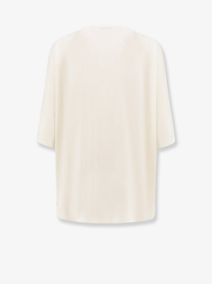 Longline wool blend sweater thumbnail