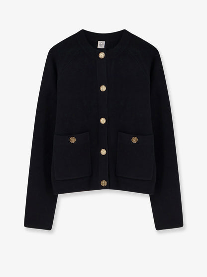 Wool and cashmere blend cardigan thumbnail