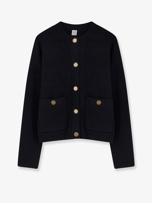 Wool and cashmere blend cardigan