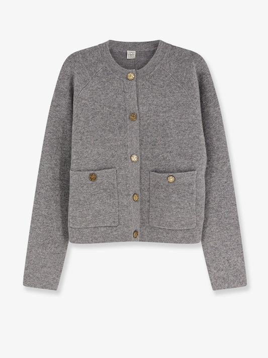 Wool and cashmere blend cardigan
