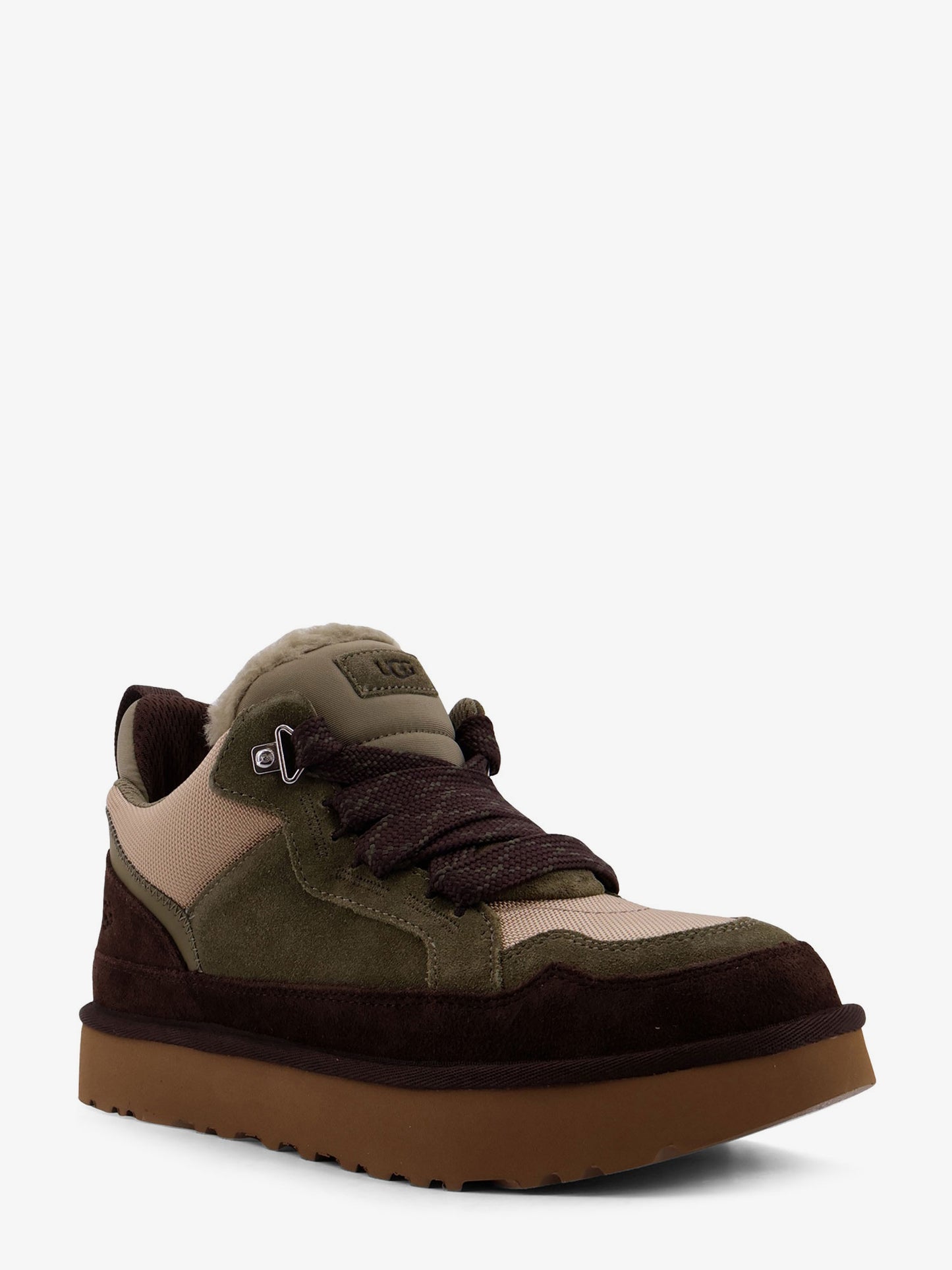 Lowmel suede and nylon sneakers
