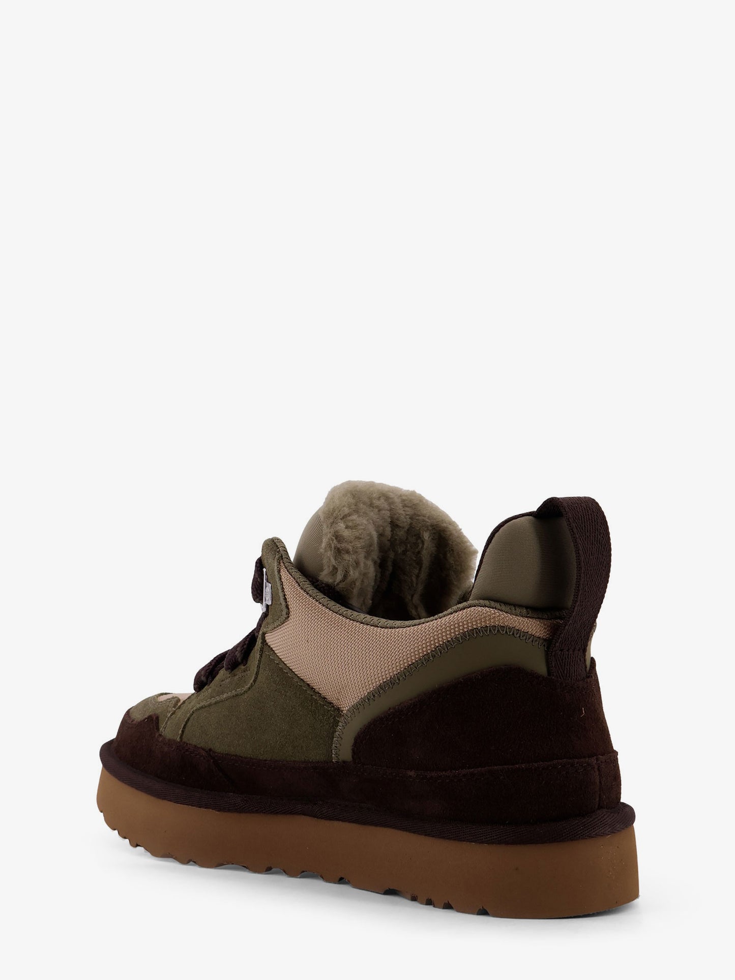 Lowmel suede and nylon sneakers