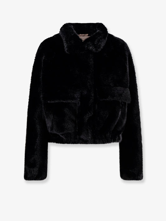 Faux fur jacket