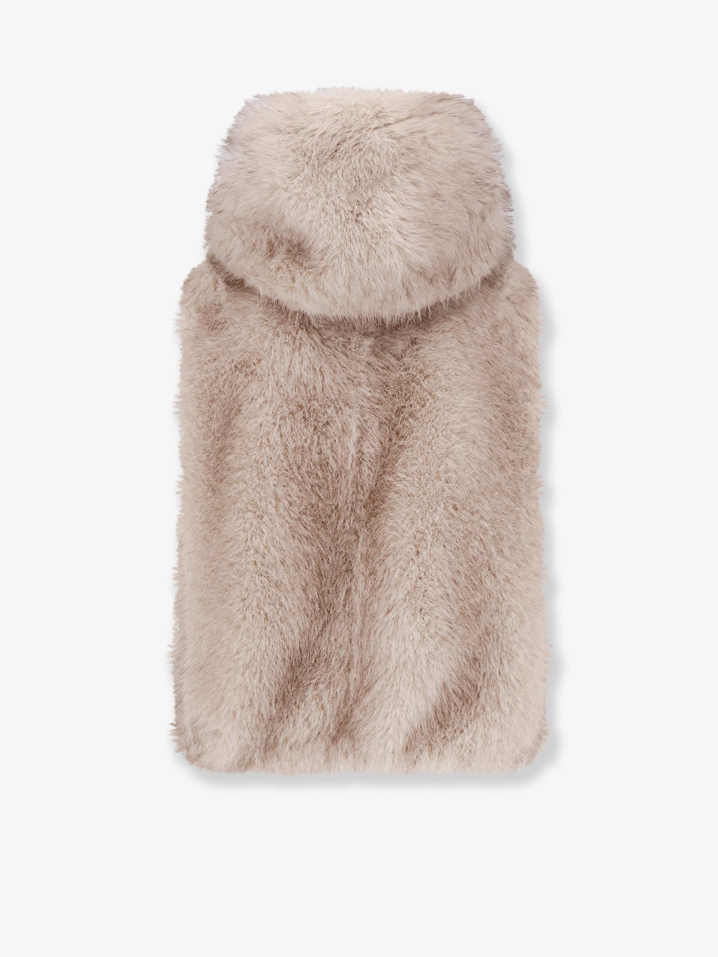 Sleeveless faux fur jacket