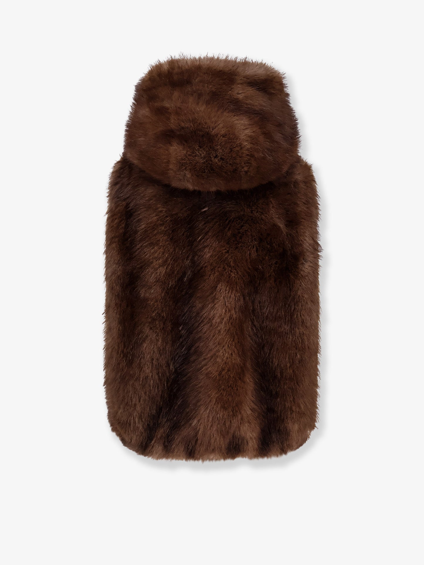 Sleeveless faux fur jacket