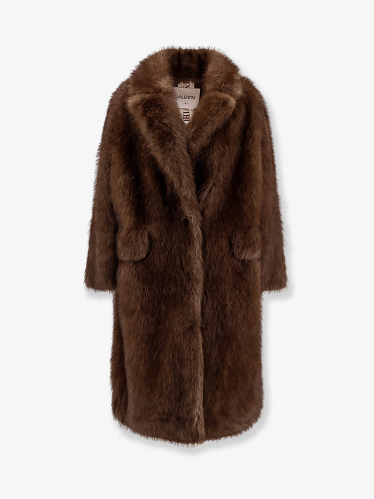 Faux fur coat
