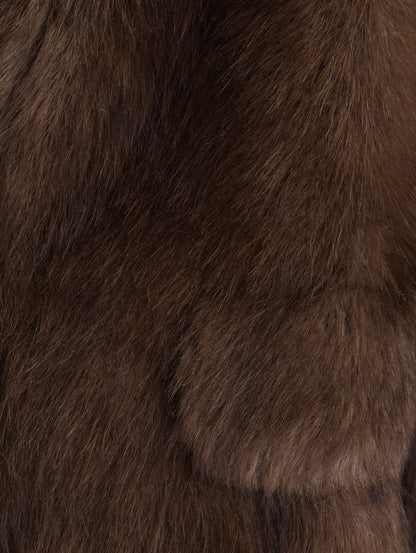 Faux fur coat thumbnail