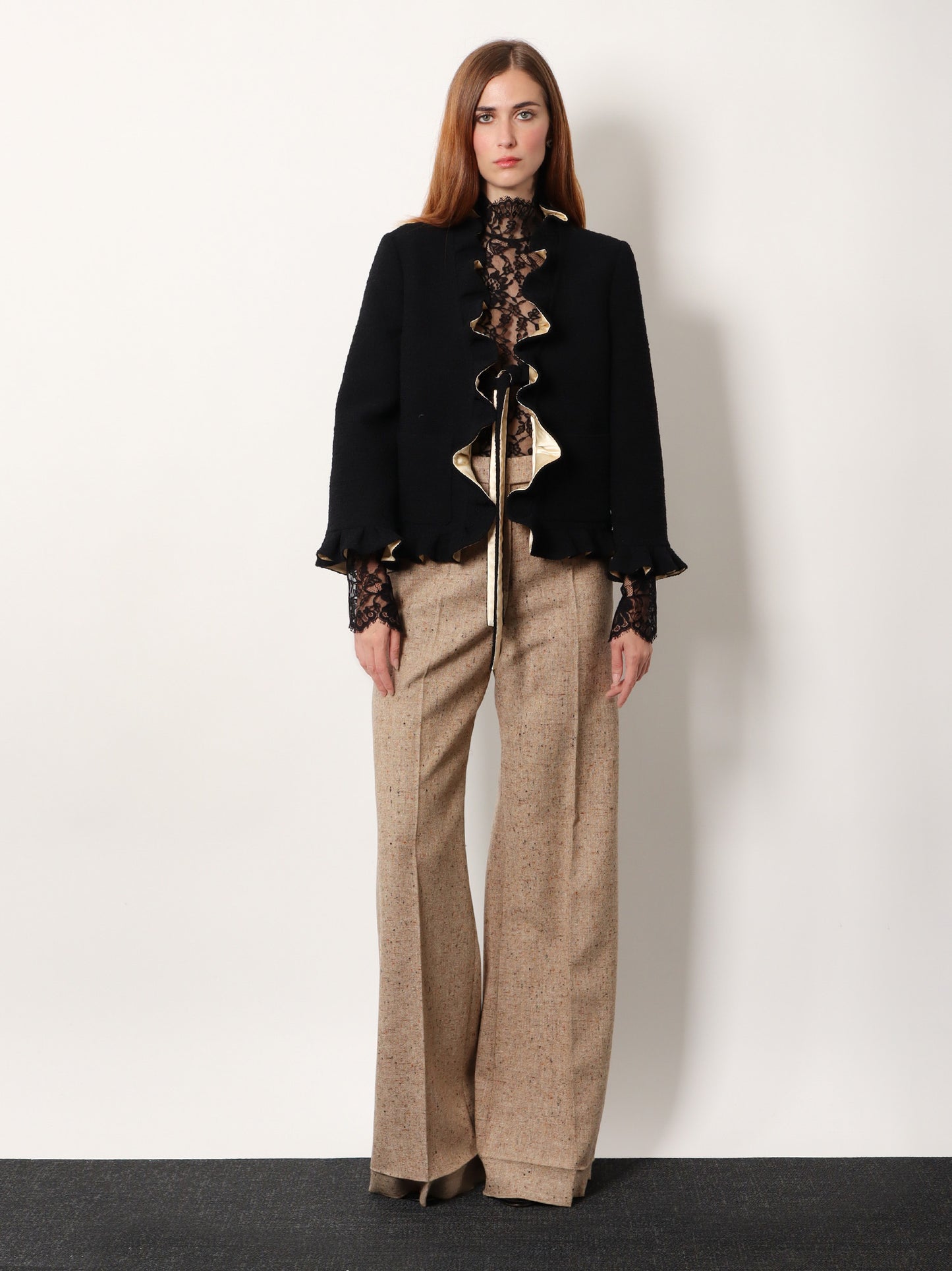 Virgin wool trousers