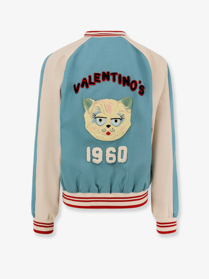 Le Chat de la Maison virgin wool bomber jacket thumbnail