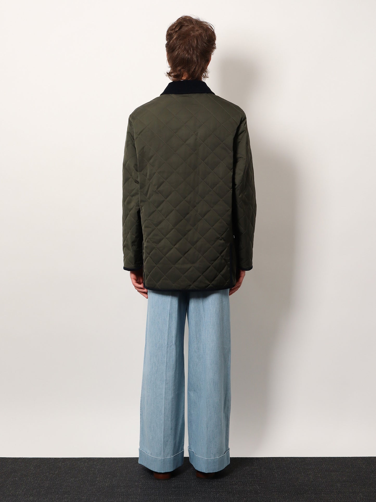 Quilted jacket with VLogo Signature patch