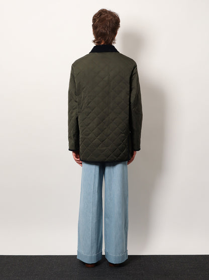 Quilted jacket with VLogo Signature patch thumbnail