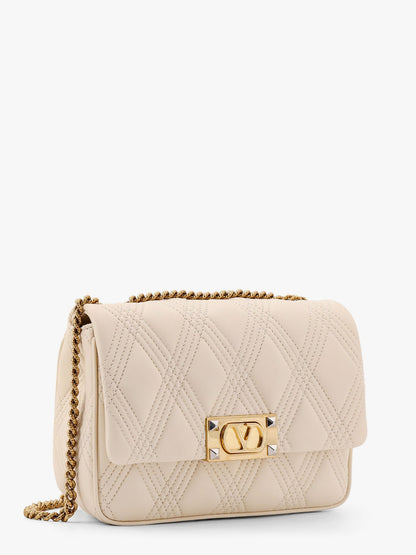 Borsa a spalla media con catena valentino garavani quiltie 67 in nappa thumbnail