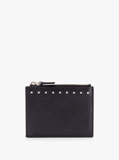 Valentino garavani rockstud leather card holder thumbnail