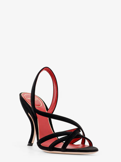 Valentino Garavani velvet sandals thumbnail