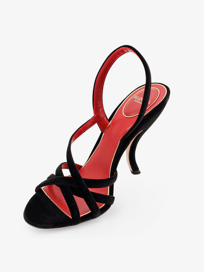 Valentino Garavani velvet sandals thumbnail