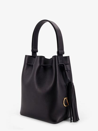 So Seau leather bucket bag with meatl Vlogo thumbnail