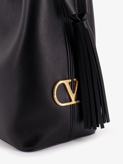 So Seau leather bucket bag with meatl Vlogo thumbnail