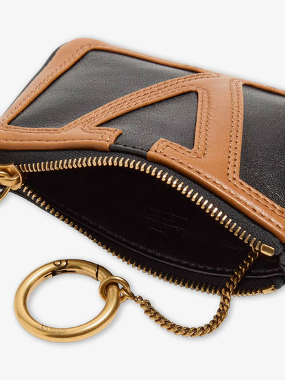 Valentino Garavani Viva Superstar leather key ring thumbnail