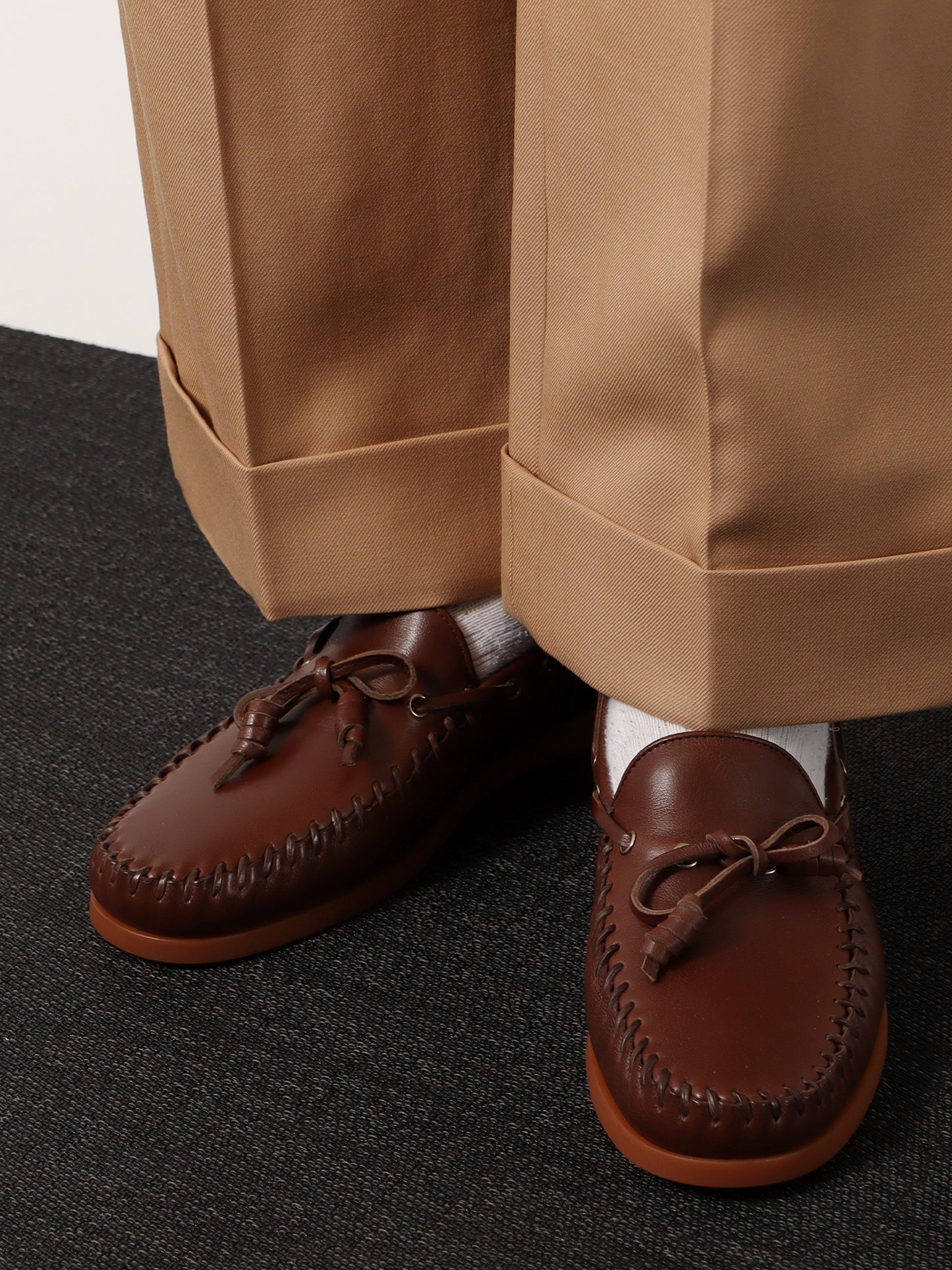 Palm Avenue leather loafers