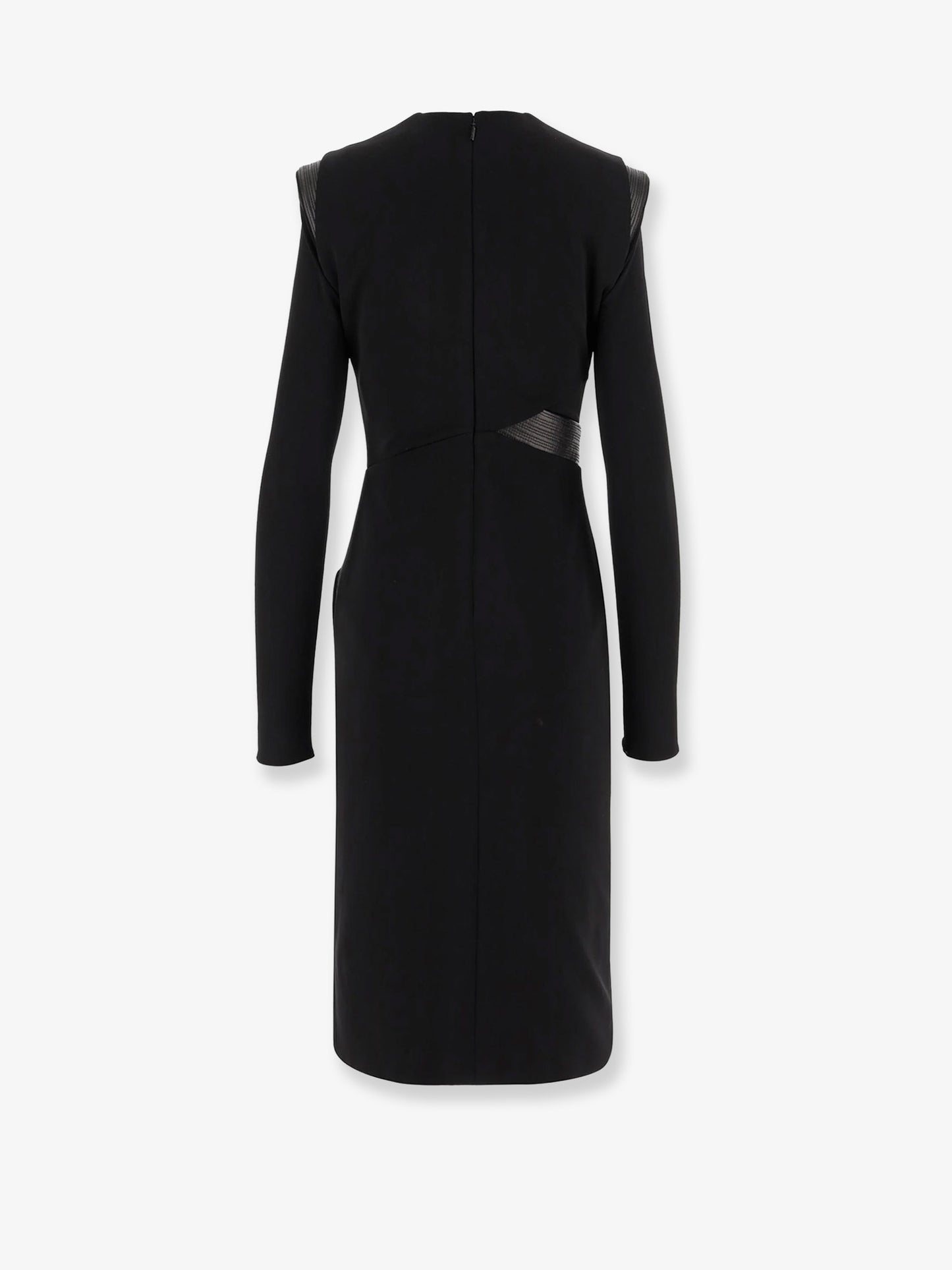 Vestito Mini in crêpe con scollo a V