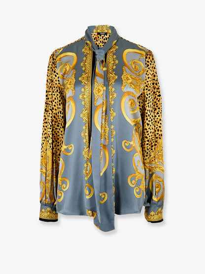 Cheetah Foulard Lavallière silk shirt thumbnail