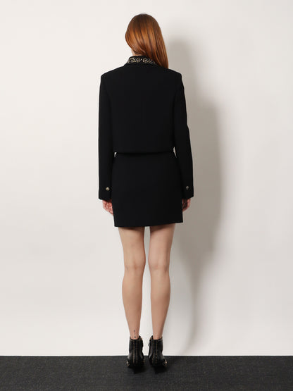 Virgin wool mini skirt thumbnail