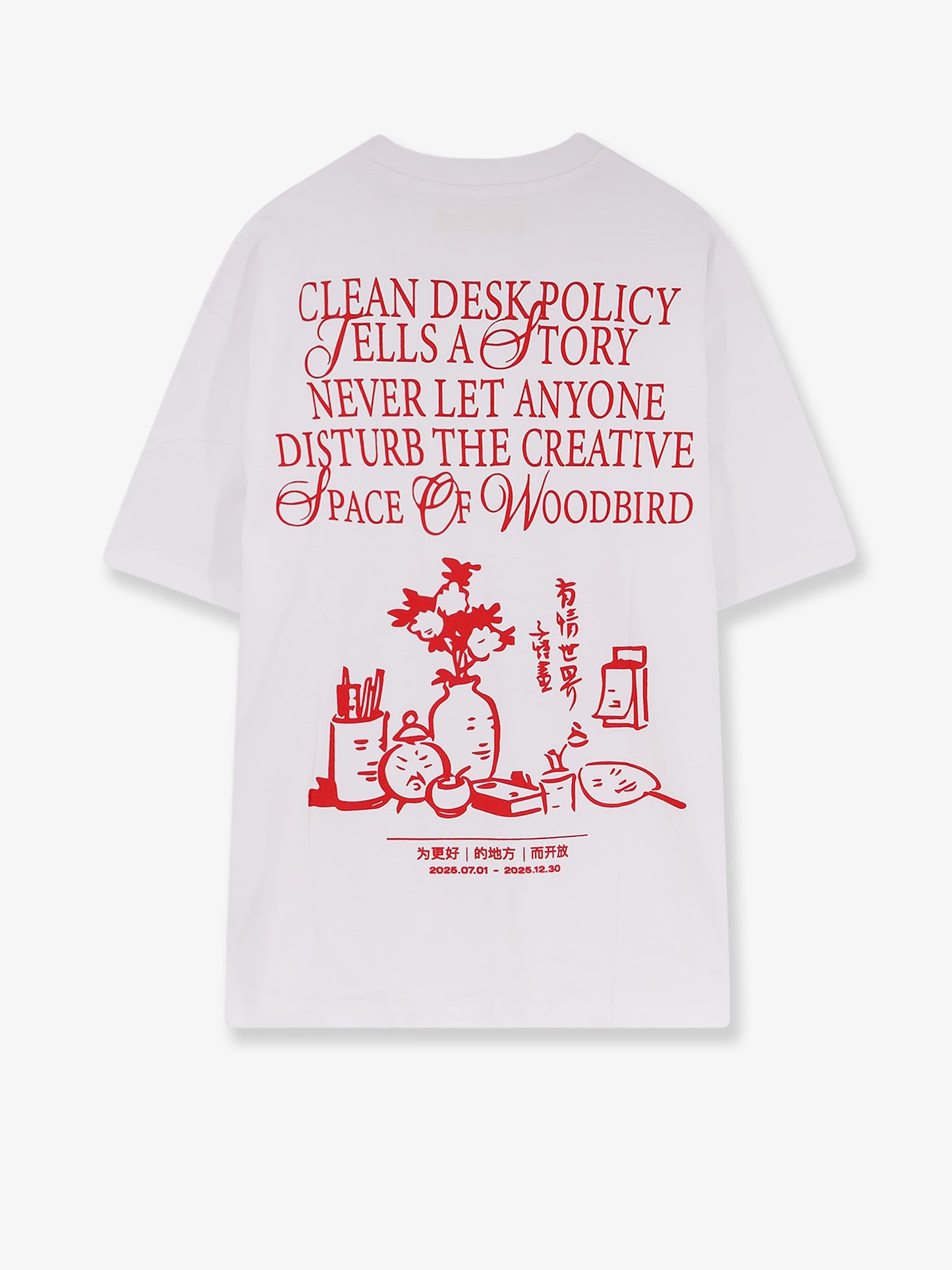 T-shirt WBBaine Space Tee in cotone organico