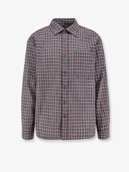 WBBuzo Chuck cotton blend shirt with check print thumbnail