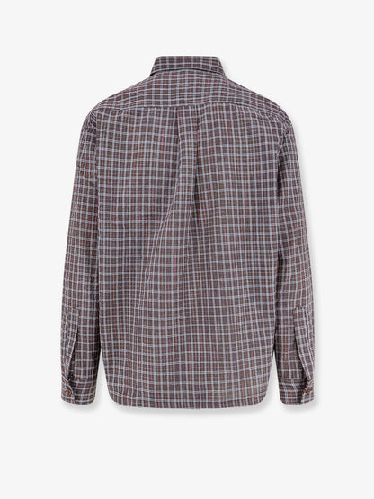WBBuzo Chuck cotton blend shirt with check print thumbnail