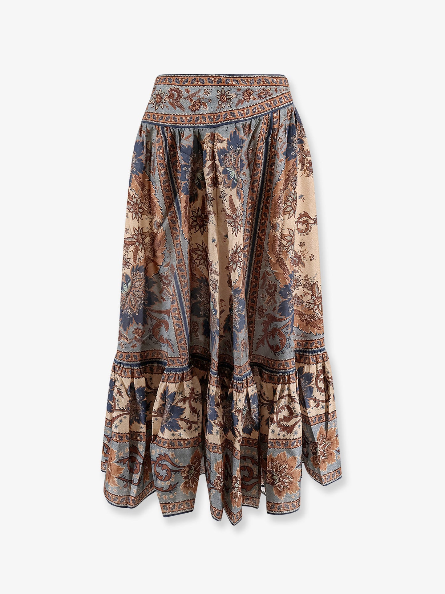 Ascension Tiered midi skirt