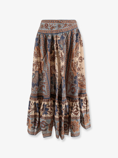 Ascension Tiered midi skirt thumbnail