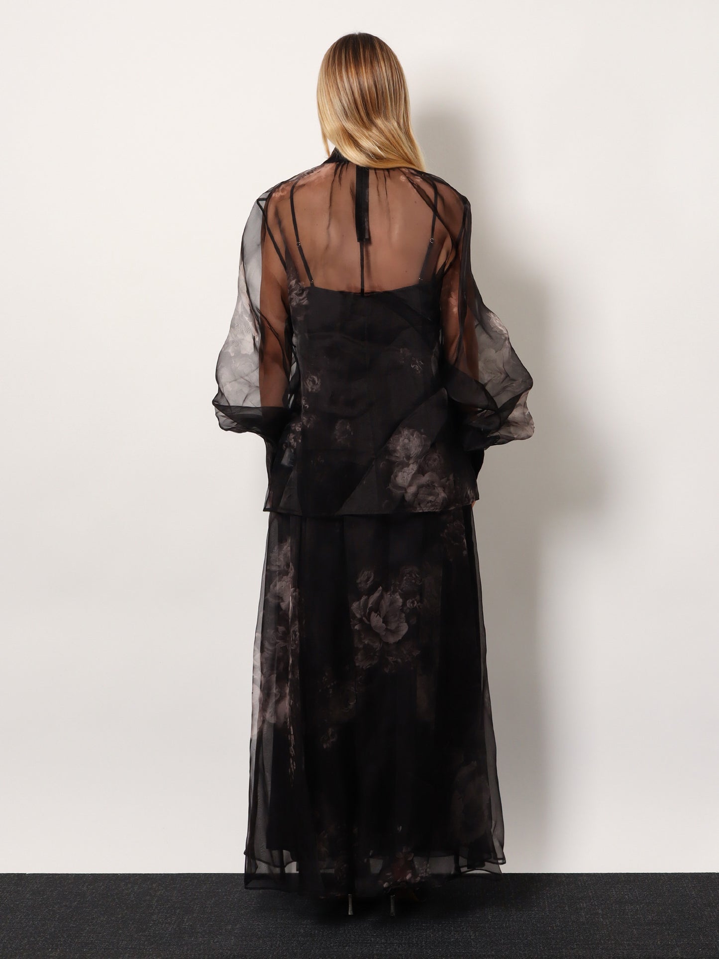 Hypnotic Maxi Skirt silk long skirt