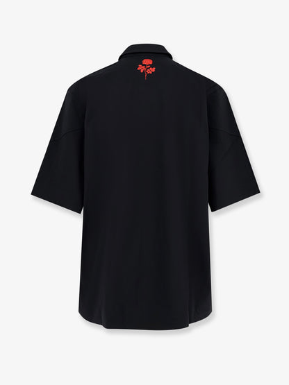 Technical fabric polo shirt with mesh inserts Adidas for Willy Chavarria thumbnail