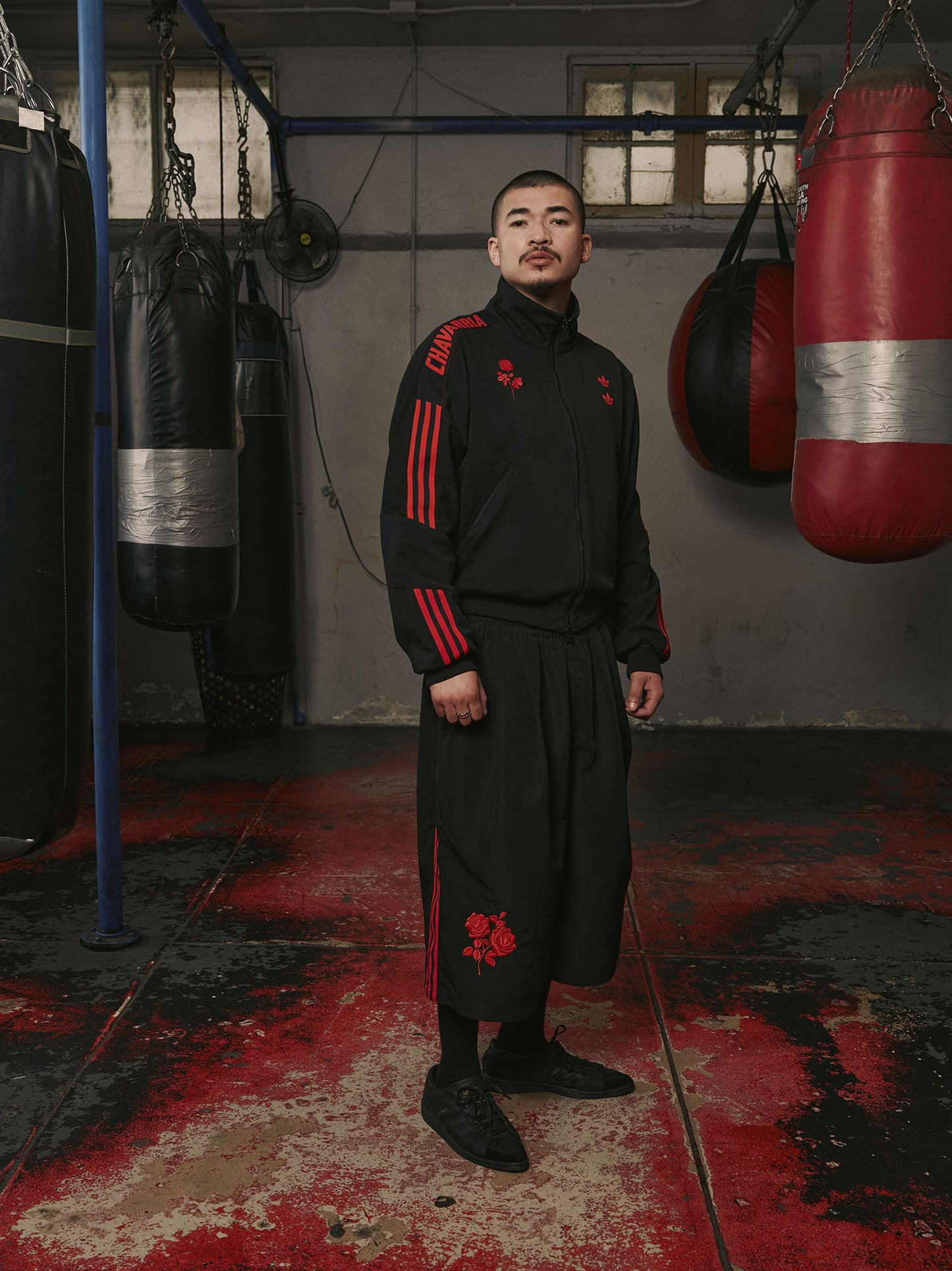 Cotton blend sweatshirt Adidas for Willy Chavarria