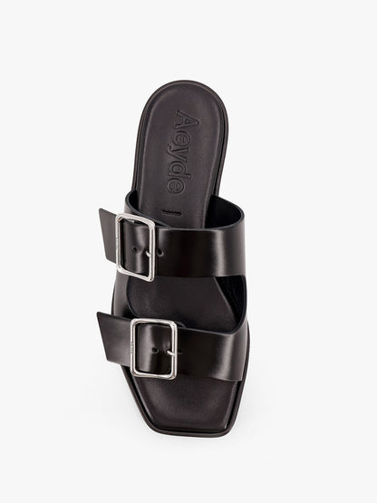 Tonya leather sandals with double strap thumbnail