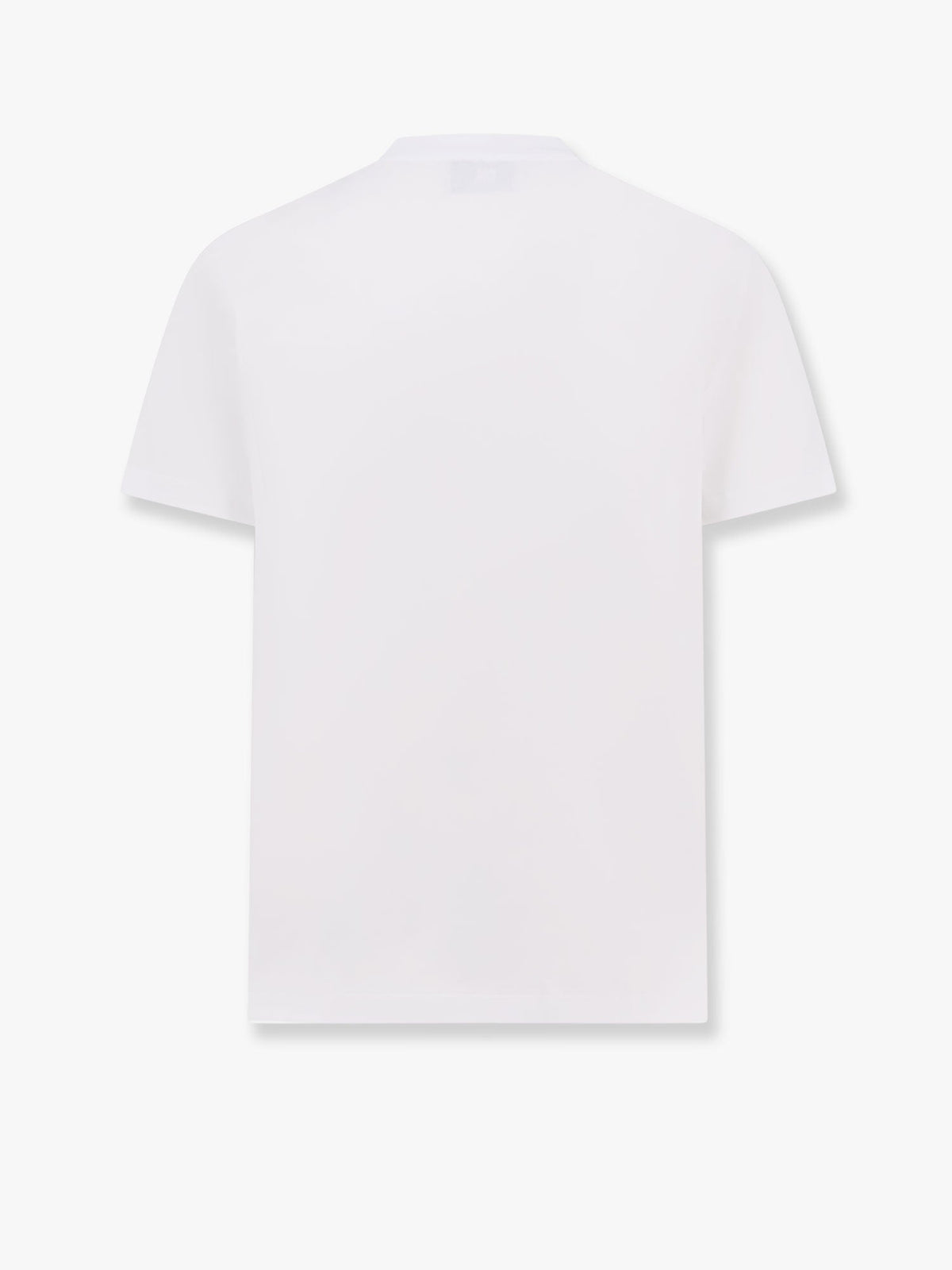 Biologic cotton t-shirt with contrasting logo embroidery