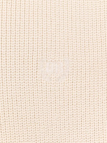 Intertwined cardigan with bb garderobe motif thumbnail