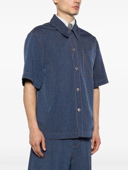 Camicia in lana e cotone thumbnail