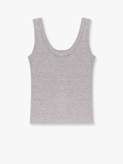 Cashmere and wool tank top with Monili detail thumbnail