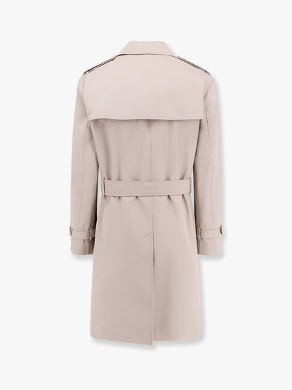 Trench in misto cotone con interno check thumbnail