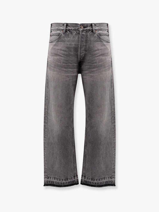 Wesley fringed bottom jeans