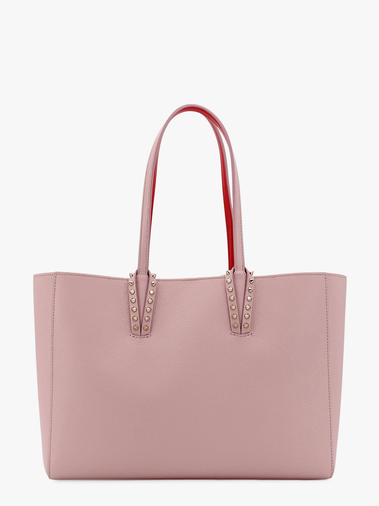 Cabata shoulder bag in leather with studs detail on the front
