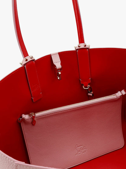 Cabata shoulder bag in leather with studs detail on the front thumbnail
