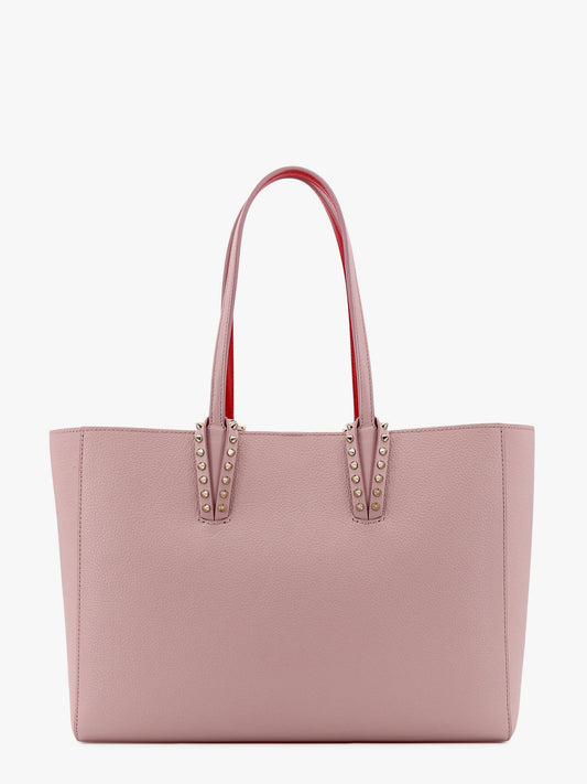 Cabata shoulder bag in leather with studs detail on the front
