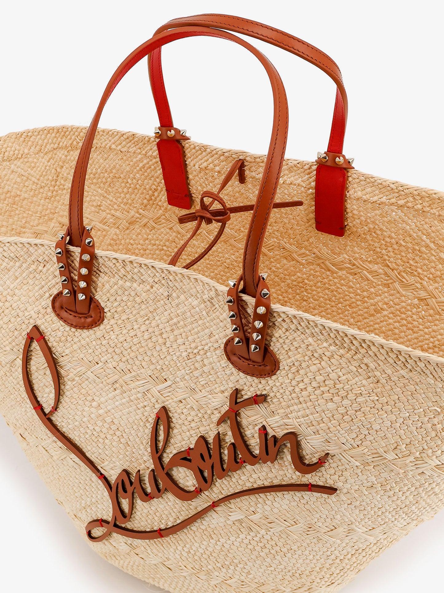 Cabata Large rafia shoulder bag