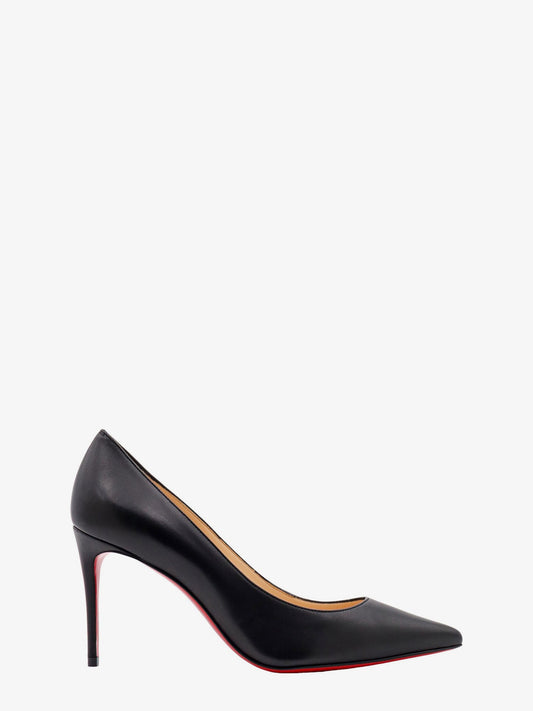 Leather décolleté with iconic sole