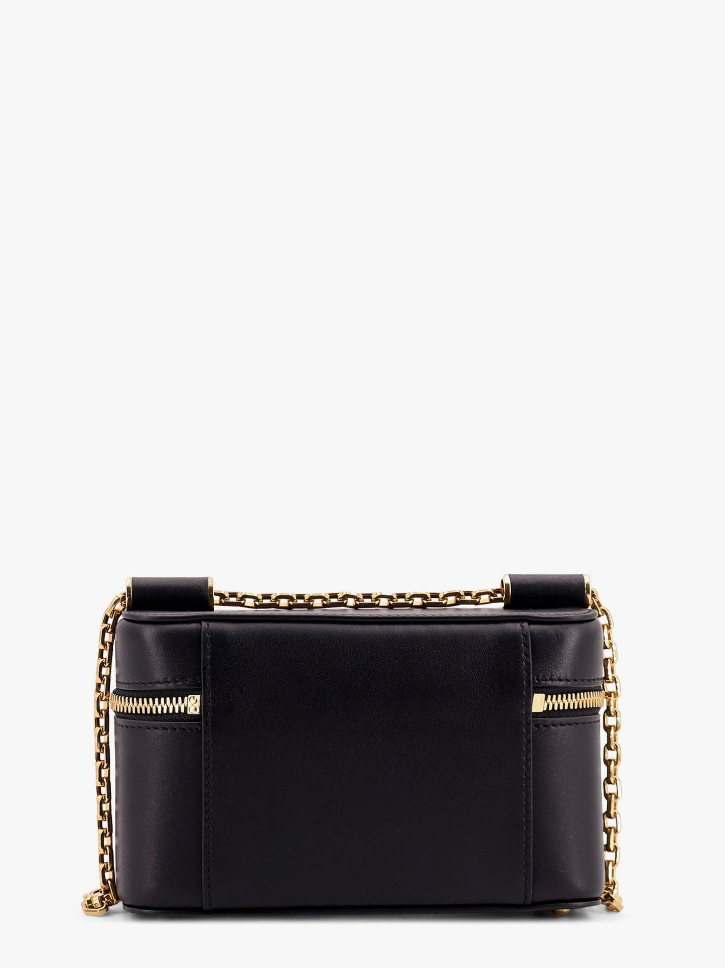 Borsa a tracolla sicily in pelle con targhetta logo in metallo